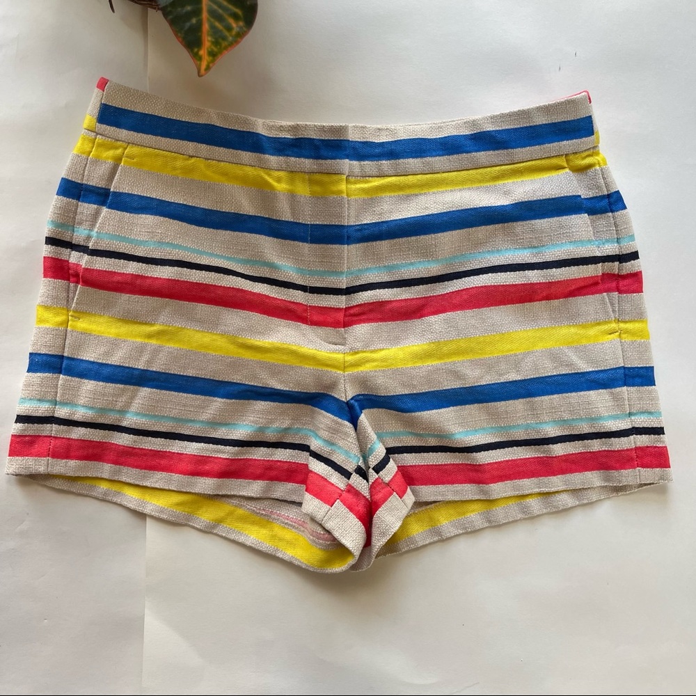 J Crew Multi-Color Striped Shorts - image 2